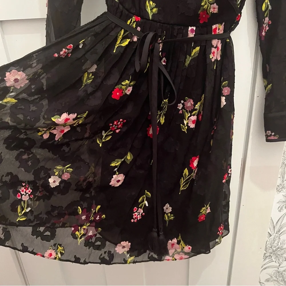Kate Spade ♠️ Bloom Silk & Cotton Floral Dress
